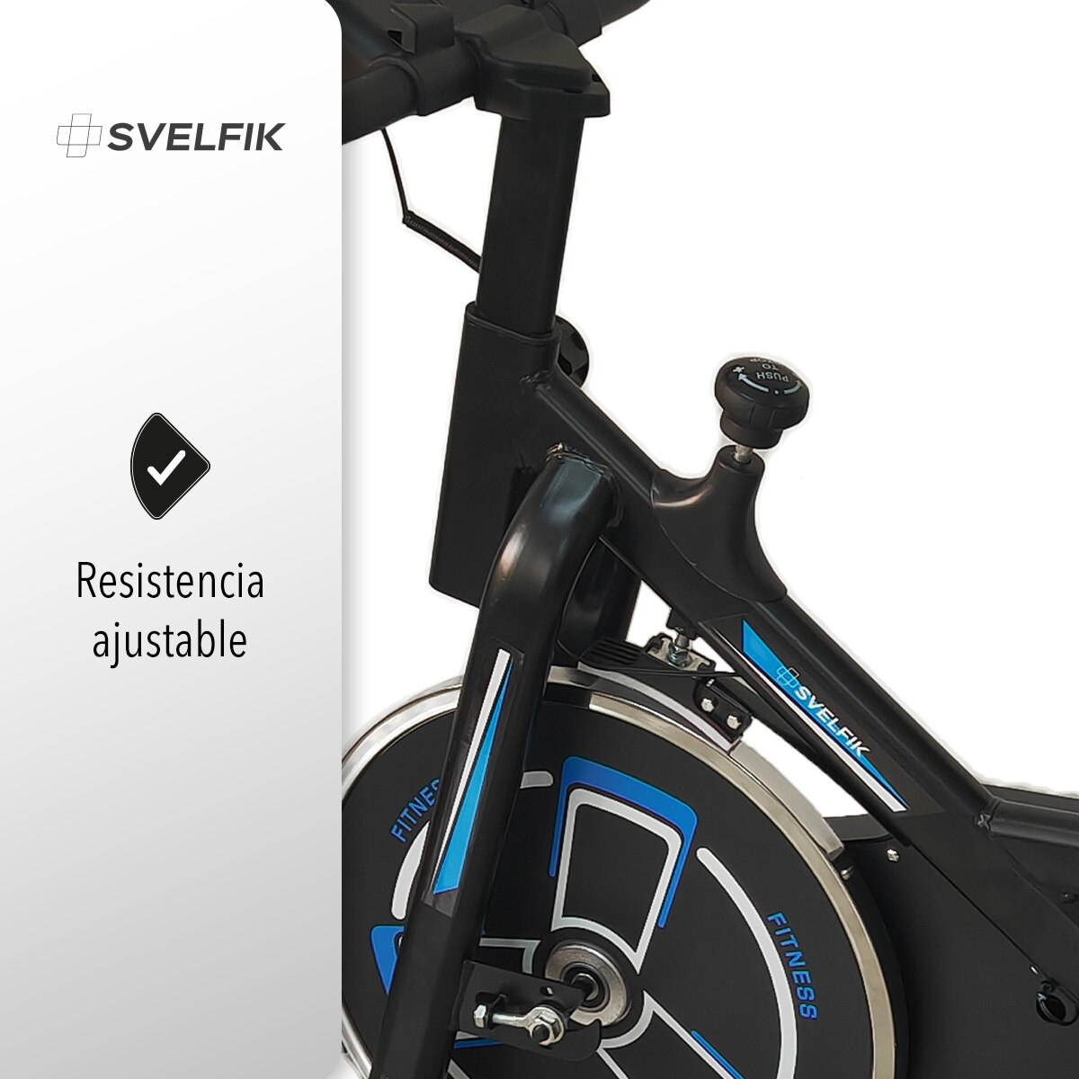 BICICLETA DE SPINNING 6KG AZUL LITE