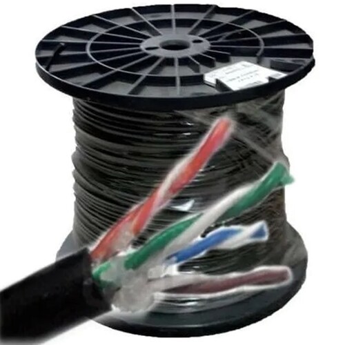 Cable Bobina Condumex Cat 5e UTP Exterior 305Metros Color Negro 664464.
