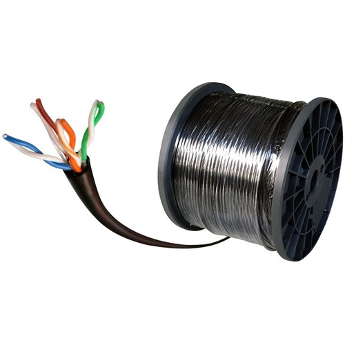 Cable Bobina Condumex Cat 5e UTP Exterior 305Metros Color Negro 664464.