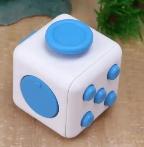 Juguete Anti Estrés - Fidget Cube Azul
