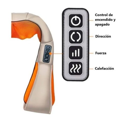 Masajeador para cuello y espalda Gagets&Fun con regulación de masajes y calor