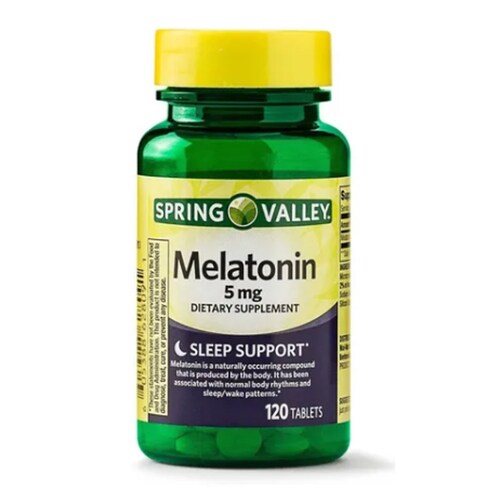 Melatonina Ayuda A Dormir Spring Valley 5mg 120ct
