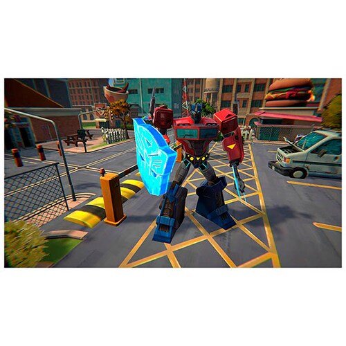 videojuego Transformers Battlegrounds NSW