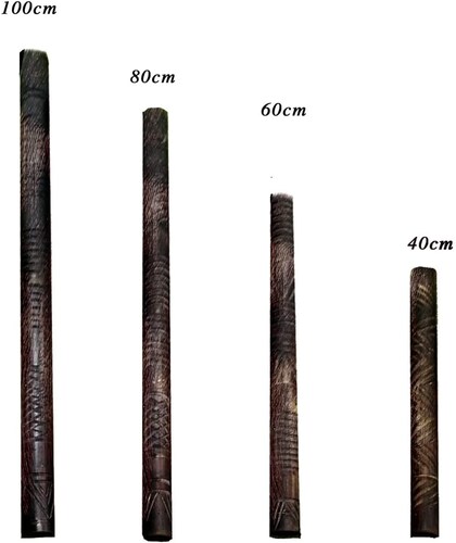Palo de lluvia Chamanico Grande 80cm - kuauuatsali kiauitl, instrumento, musica, naturaleza, sonidos, indigenas, artesania, mayas, aztecas