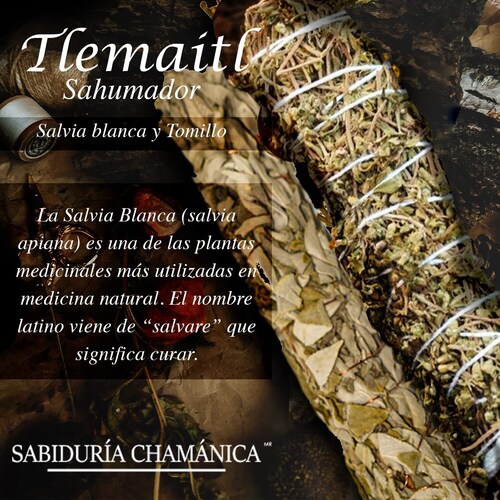 Incienso Sahumador Tlemaitl Tomillo, Salvia, Incienso, sahumador, Limpia, esencias, Hierbas, tomillo