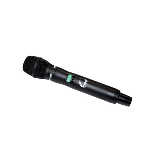 Sistema de Microfonos MELO RF-300 Negro Inalámbricos 