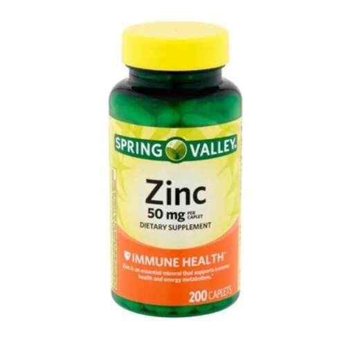 Zinc 50mg Alta Potencia Inmunidad Salud 200 Tabs Cuida Piel!