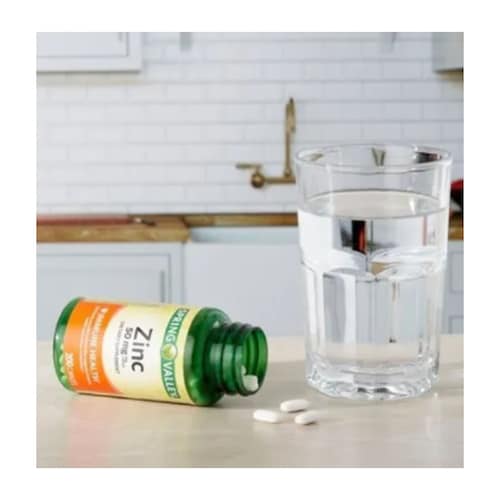 Zinc 50mg Alta Potencia Inmunidad Salud 200 Tabs Cuida Piel!