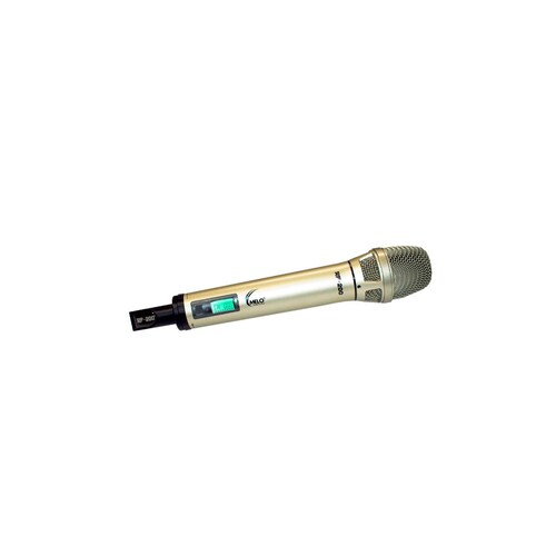 Sistema de Microfonos MELO RF-200 Dorado Inalámbricos 