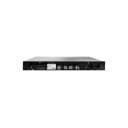 Sistema de Microfonos MELO RF-200 Dorado Inalámbricos 