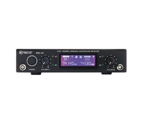 Krieg KDC400 Micrófono Vocal de Mano Inalambrco Doble
