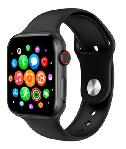 Smartwatch Reloj Inteligente negro Bluetooth con redes sociales