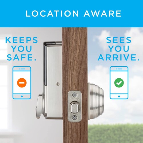Cerradura Kwikset Kevo (2.ª generación) Candado inteligente Bluetooth táctil. 