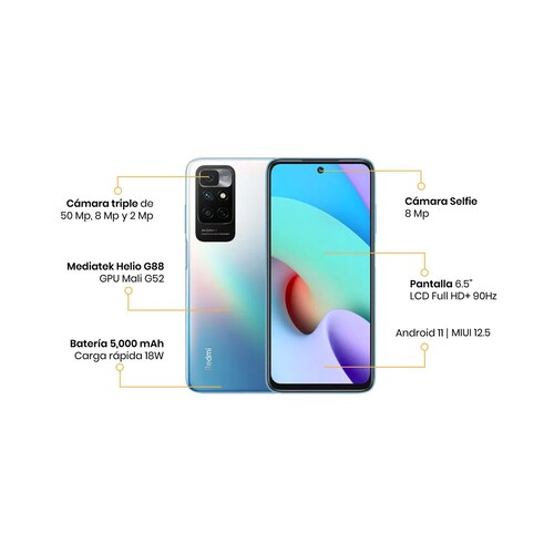 Xiaomi Redmi Note 11 4G 128GB 4GB - Negro