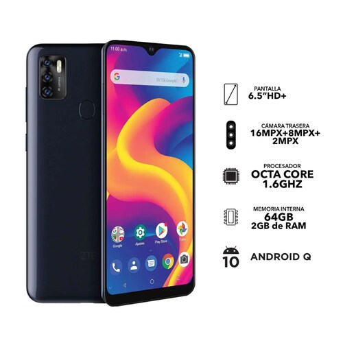 ZTE Blade A7s 2GB 64GB Dual SIM - Azul