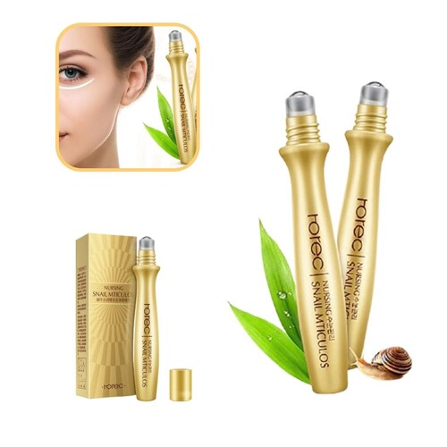  Serum Roll-On Para Ojos Baba De Caracol Desvanece Líneas Finas Colágeno Anti-arrugas Anti Edad.