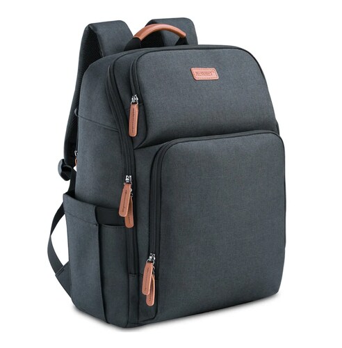 Mochila Impermeable Para Pañales De Bebé Negro
