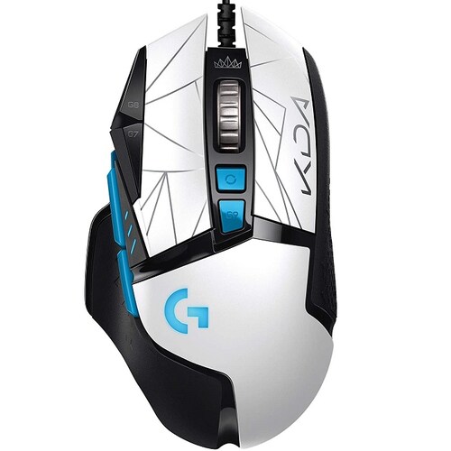 Mouse Logitech G502 HERO K/DA RGB Gaming Alambrico Optico USB 910-006096