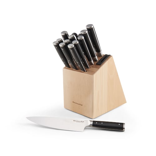 Juego de cuchillos de cocina profesionales de 6 piezas con caja de regalo,  juego de cuchillos de cocina forjados de acero inoxidable de alto carbono