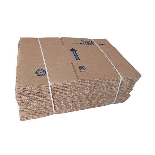 25 Cajas Cartón P/ Envíos E-commerce 30x21x13.5cm Económicas