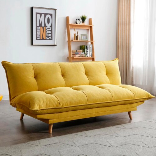 Sofa Cama Aurelio Amarillo - Kessa