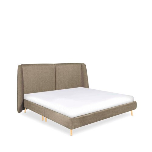 Cama Queen Size Trenton Cafe - Kessa.