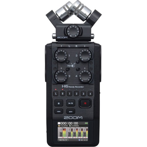 Zoom H6 Grabadora de mano Black Finish