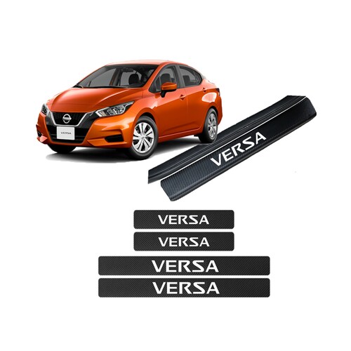 Sticker Versa Protector De Estribos Fibra De Carbon