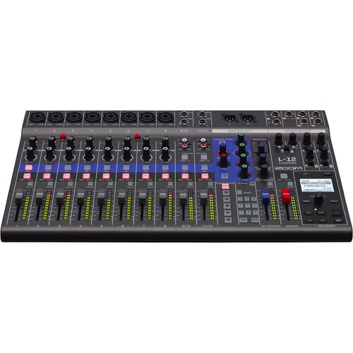 	Zoom LiveTrak L-12 - Mezclador digital de 12 canales y grabador multipista
