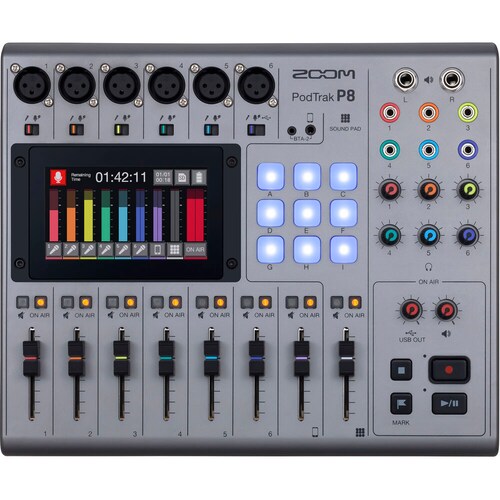 Zoom PodTrak P8 Grabadora Portatil para Podcast