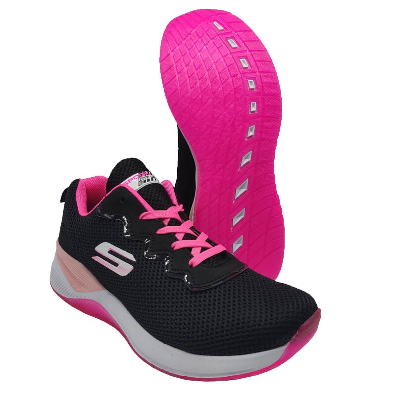 Tenis rosa 2025 con negro