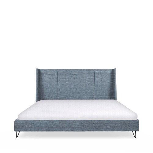 Cama Matrimonial Realy Azul - Kessa.