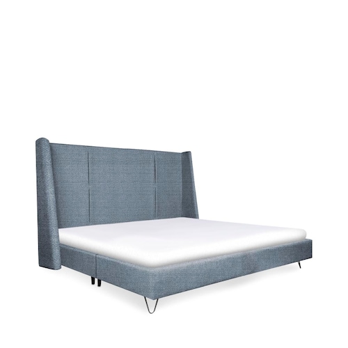 Cama Matrimonial Realy Azul - Kessa.