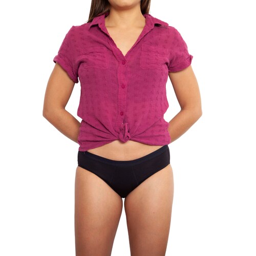 2 Pack calzón menstrual de bambú extra suave
