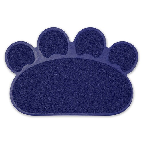 Tapete de Entrada Huellas Blue Lavable 40x60 cms CasaMia
