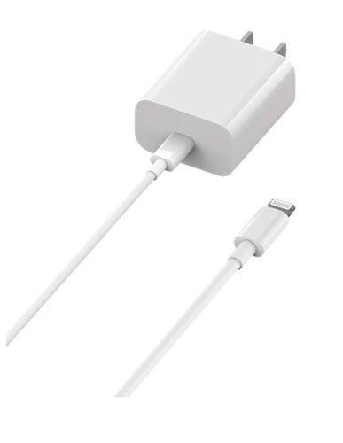 Cargador para iPhone / iPad / iPod de carga rápida 20W con cable lightning