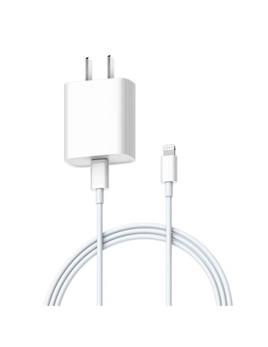 Cargador para iPhone / iPad / iPod de carga rápida 20W con cable lightning