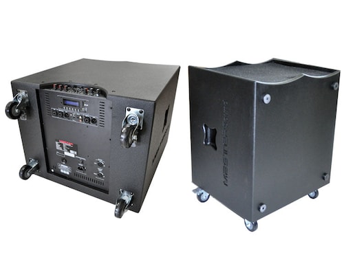 Sistema de Audio Profesional de 3500 Watts 2 Pasivos de 12 Pulgadas 1 Subwoofer Amplificado de 18 Pulgadas y Bluetooth / Master / MAHM-SET4