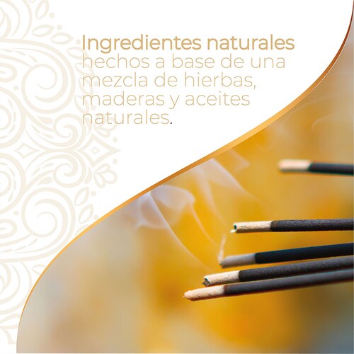 Punto Aroma - Incienso con aroma premium - Ingredientes naturales - Contenido 6 cajas con 20 varitas (Lluvia de dinero, 120 unidades).