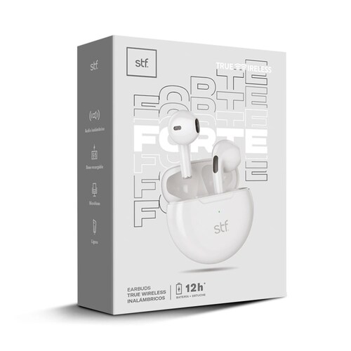 Audífonos True Wireless Forte STF Color Gris Claro