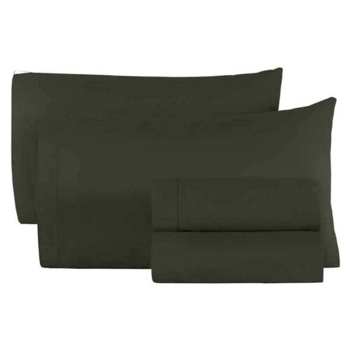 SÁBANAS CABOS KS EXTRA SUAVE ALGODÓN CAJON ALTO OLIVO