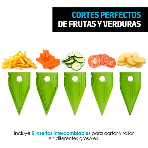 Rallador y Cortador tipo Mandolina Redlemon para Verduras y Frutas