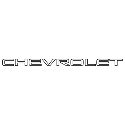  Sticker Para Tapa De Batea Standard Pick Up Chevrolet mla.