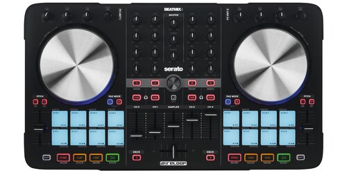 Controlador Dj 4 Canales Serato Reloop Beatmix 4 MK2-Negro