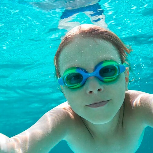 Goggles Gafas Verde Ajustables Deportivos Natación Infantil Unisex Swim Ocean