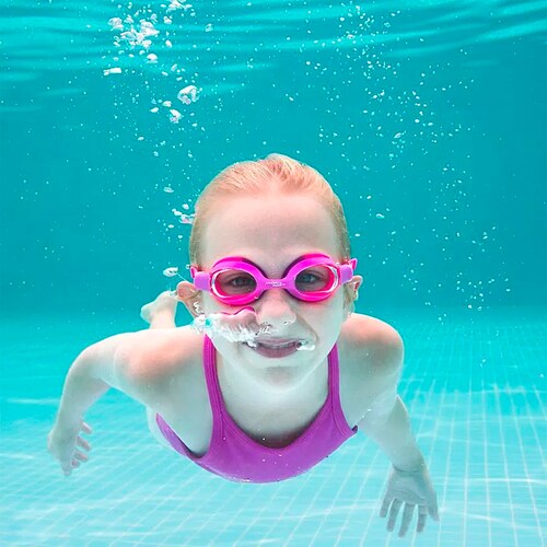 Goggles Gafas Rosas Ajustables Deportivos Natación Infantil Unisex Swim Ocean