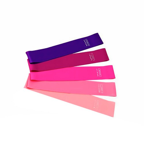 Ligas Elásticas De Resistencia Kit 5 Pzs Yoga Pilates 402j