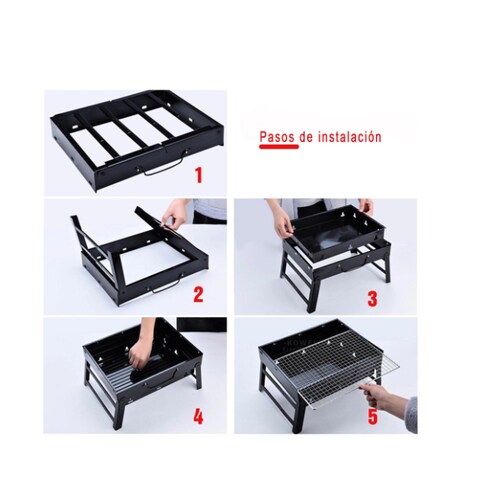 Parrilla Asador Portatil, De Carbon Para Jardin, Economico .