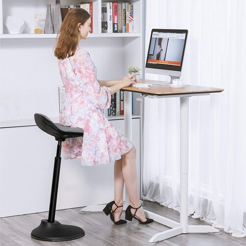 Taburete Silla de trabajo giratoria para escritorio de pie 