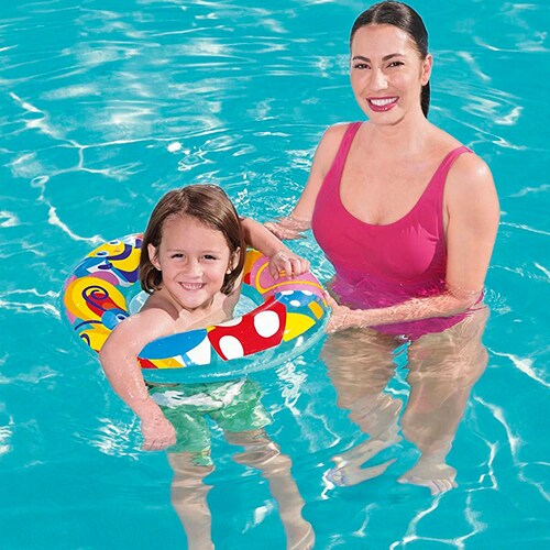  Paquete 6 Piezas Salvavidas Dona Inflable Infantil  Diseño Animales del Mar